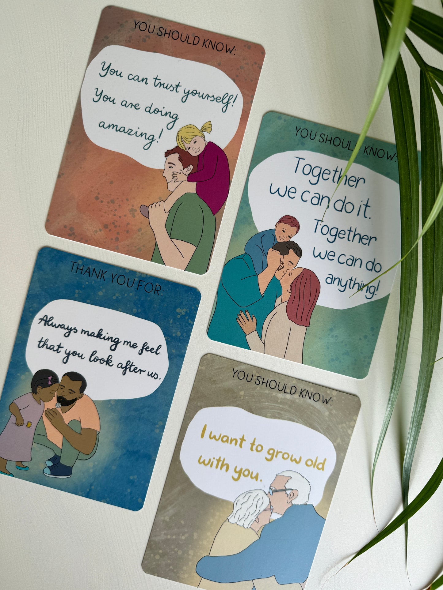 For Fathers Affirmation Cards