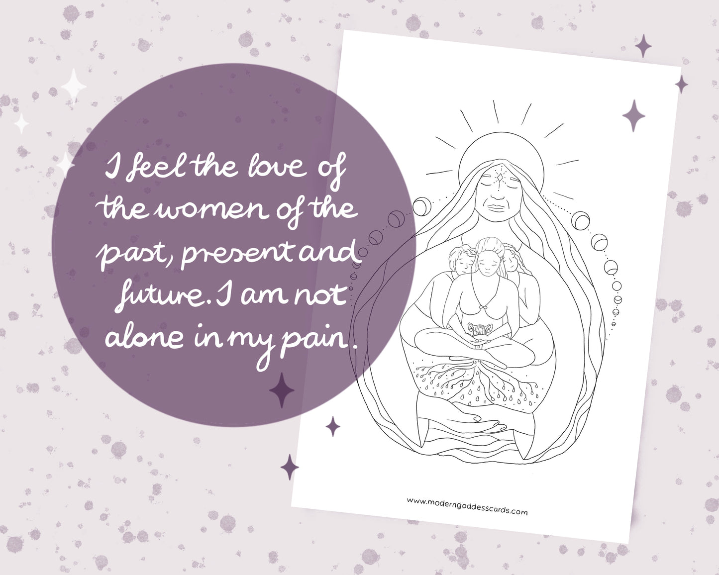 Perinatal Loss - printable coloring pages and worksheets to feel seen, supported and loved