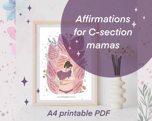 Affirmations for C-section mamas