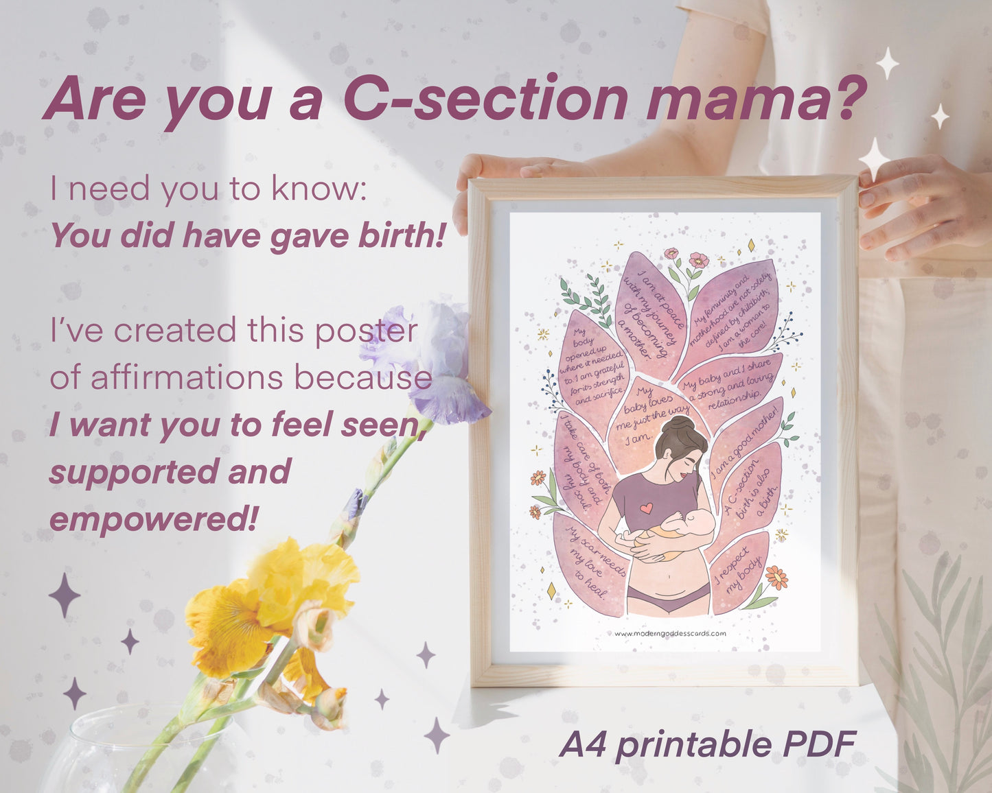 Affirmations for C-section mamas